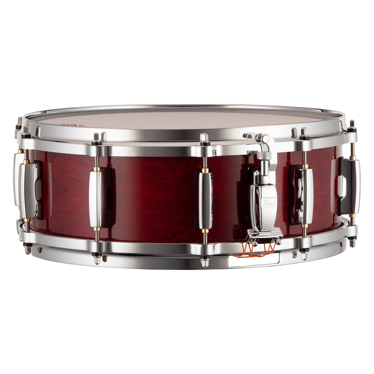 Pearl Masters Maple Snare Drum - 14" x 5" - Natural Cherry - Image 2