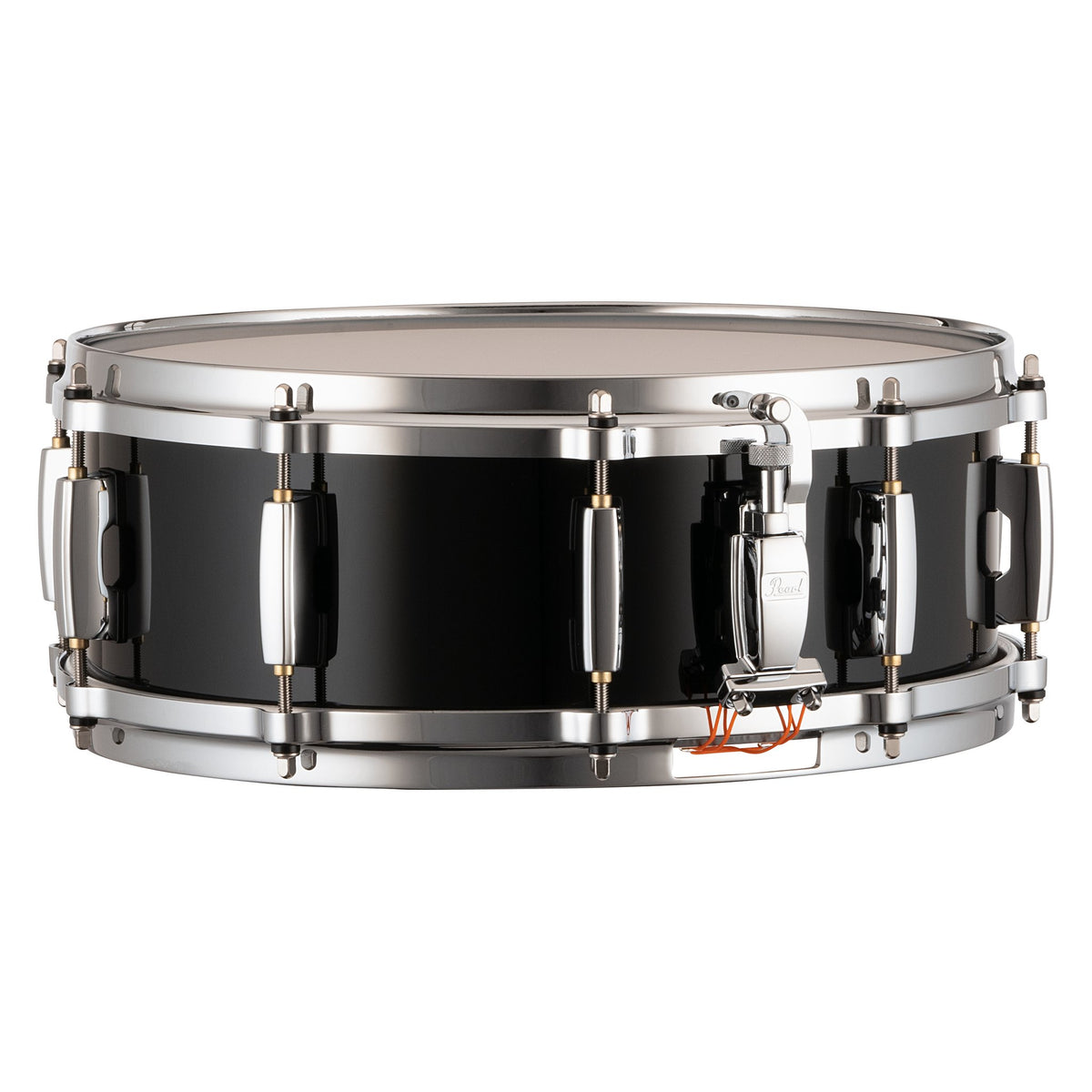 Pearl Masters Maple Snare Drum - 14" x 5" - Piano Black - Image 2