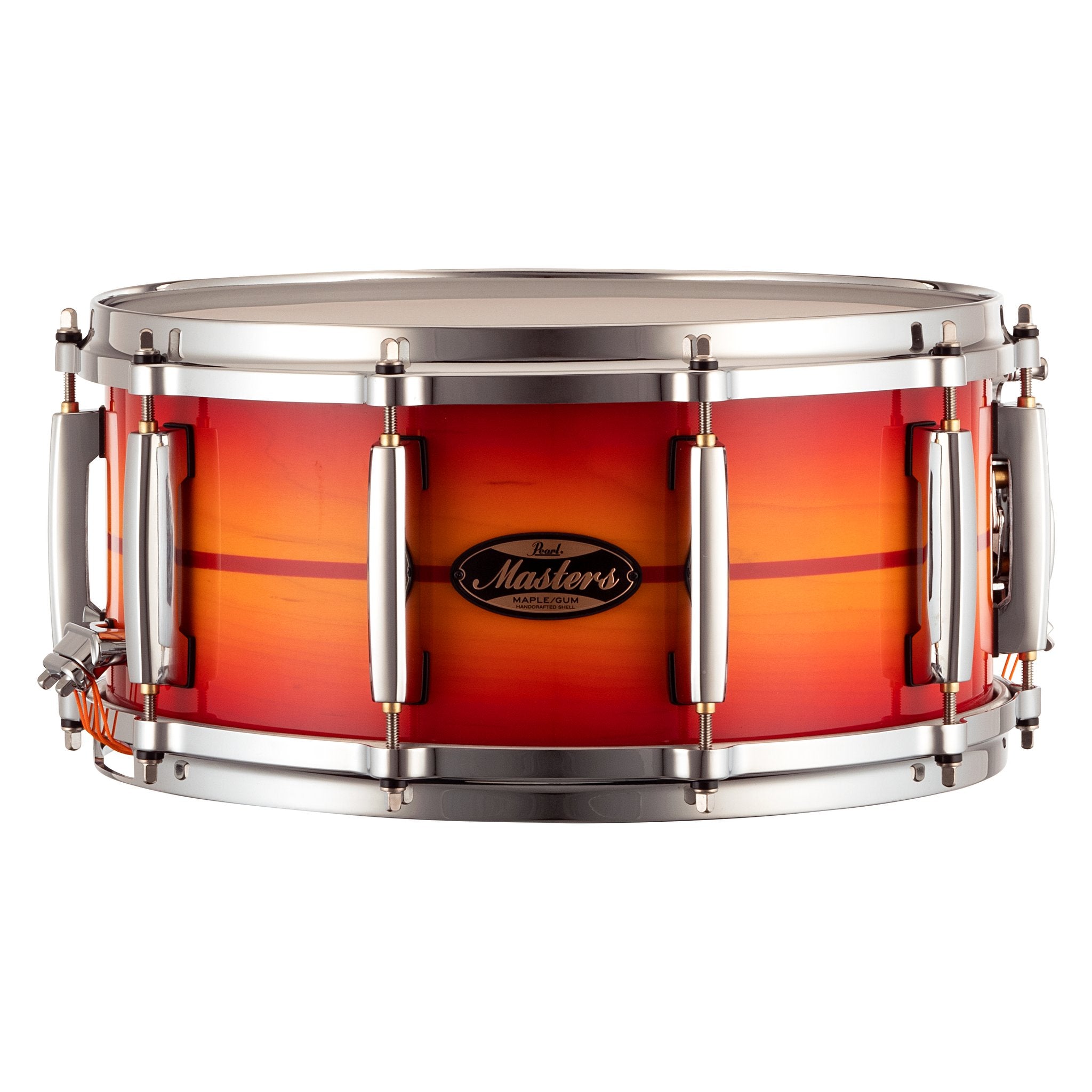 Pearl Masters Maple/Gum 14x5 Snare - Sunburst With Redstripe MMGC1450S/C857