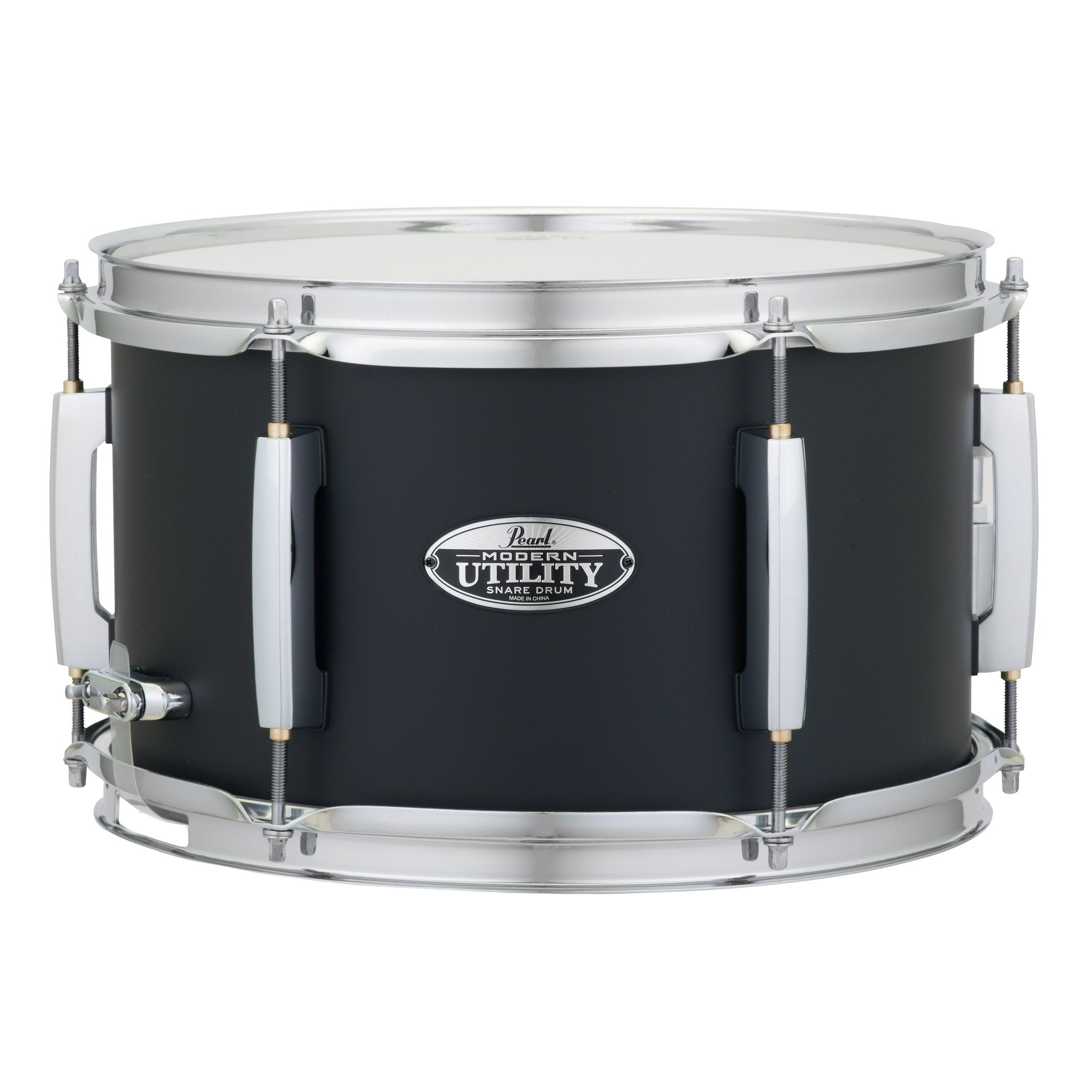 Pearl Modern Utility Maple Snare Drum - 12" x 7" - Satin Black - Image 1