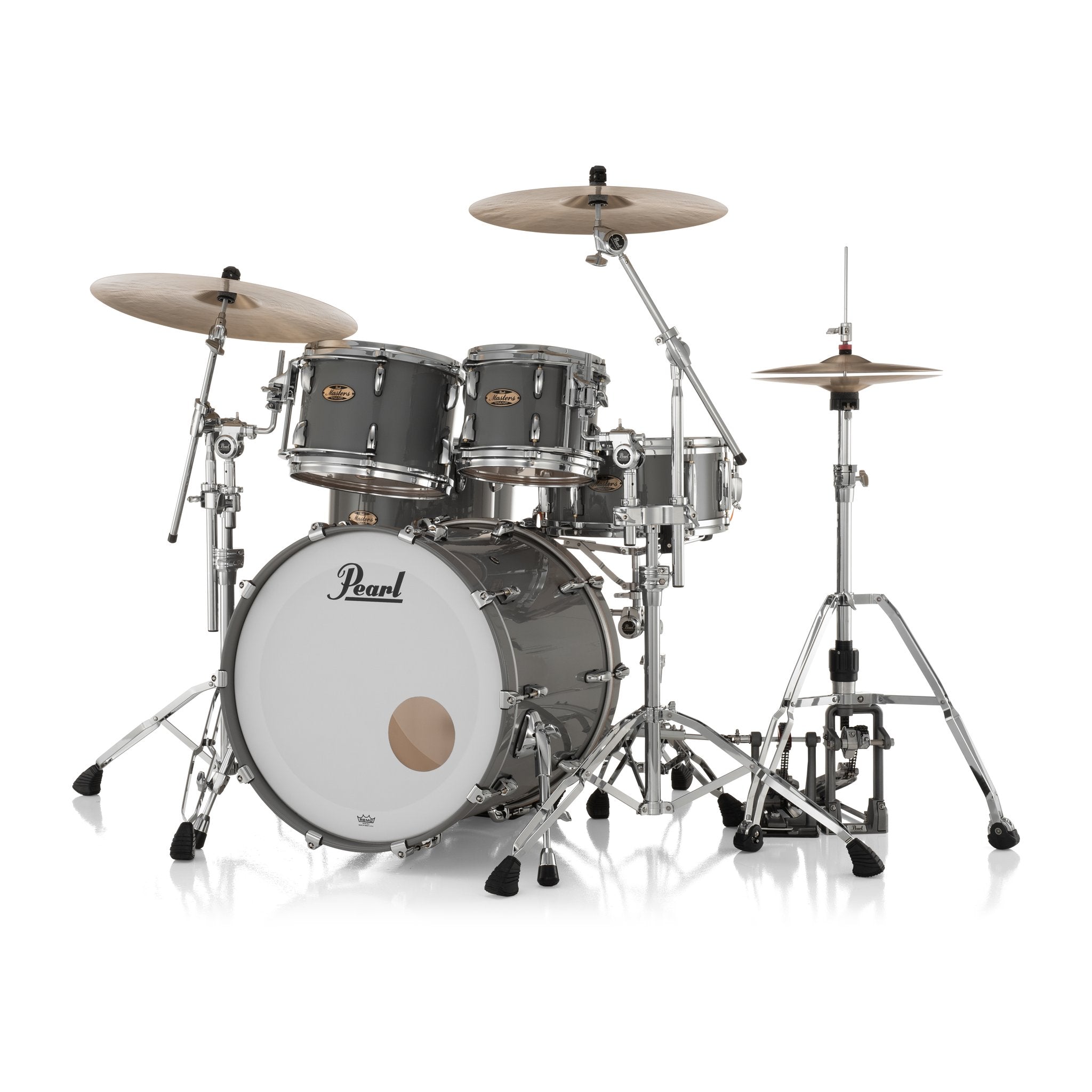 Pearl Masters Maple Pure 4-piece Shell Pack With Gyrolock L Tom Mount - 22" Bass Drum - Image 5