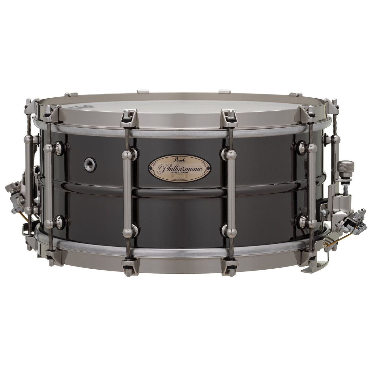 Pearl Philharmonic Beaded Brass Concert Snare Drum - 14" x 6.5" - Image 1