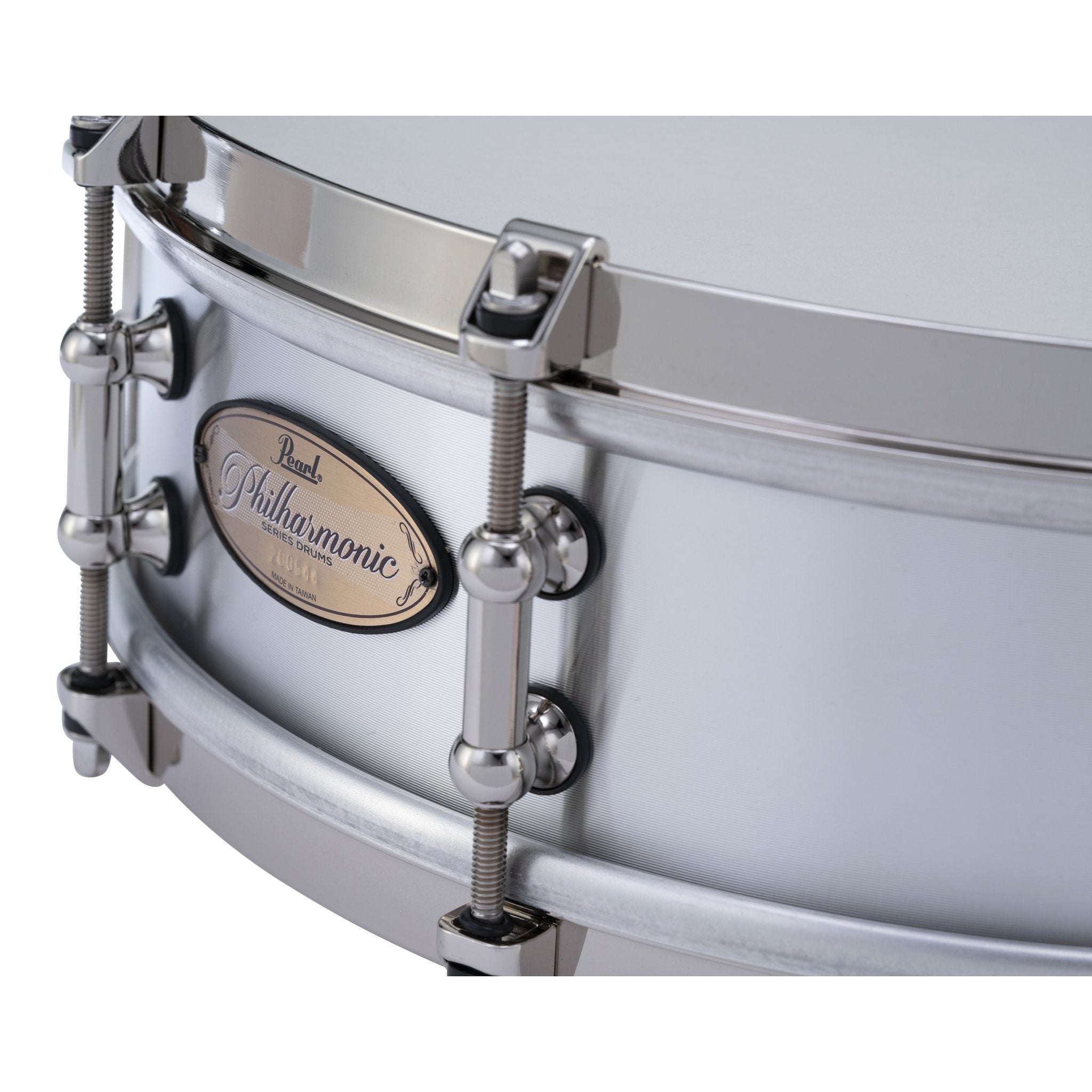 Pearl Philharmonic Cast Aluminum Concert Snare Drum - 14" x 4" - Image 4