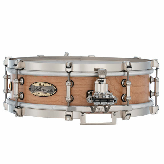 Pearl Philharmonic Concert Snare Drum - Solid Shell Cherry 13x4, 45 Degree Bearing Edges