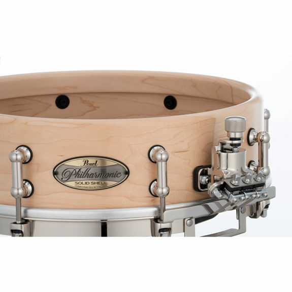 Pearl Philharmonic Concert Snare Drum - Solid Shell Maple 13x4, Rounded Bearing Edges
