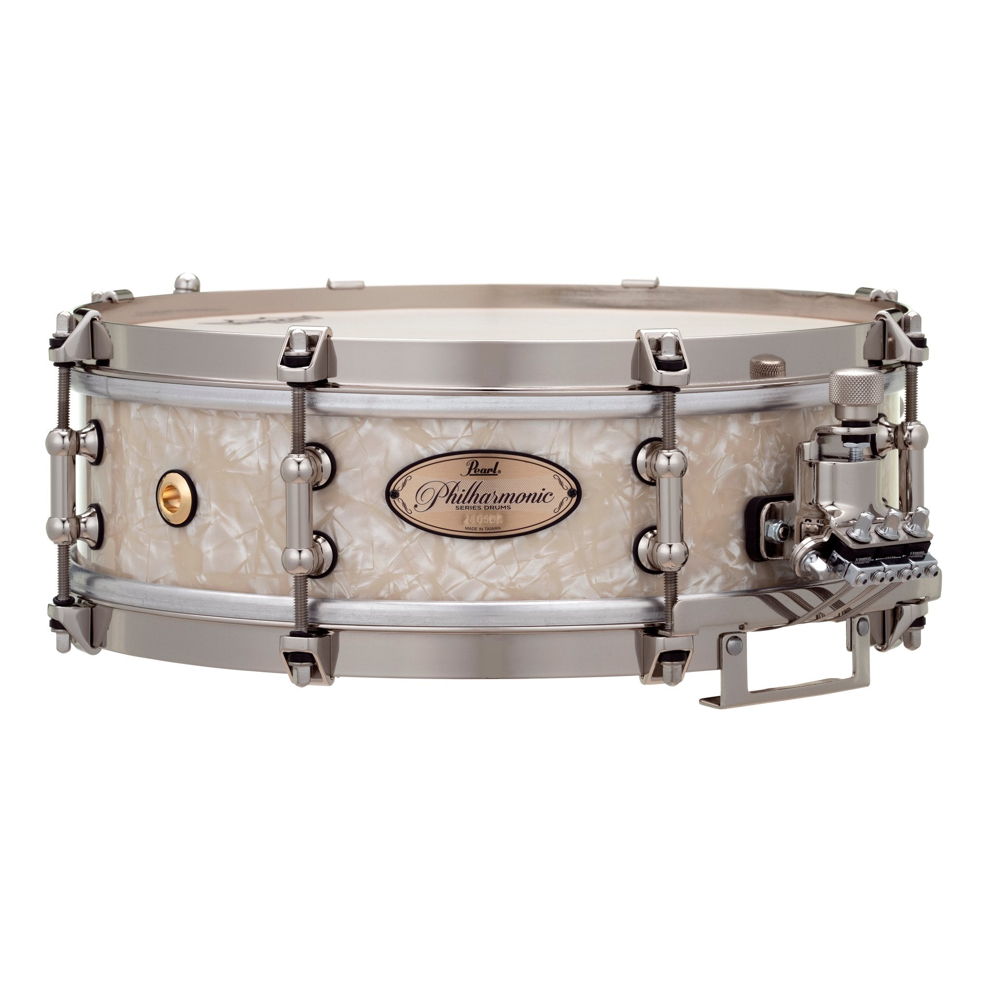 Pearl Philharmonic Maple Concert Snare Drum - 13" x 4" - Nicotine White Marine Pearl - Image 1