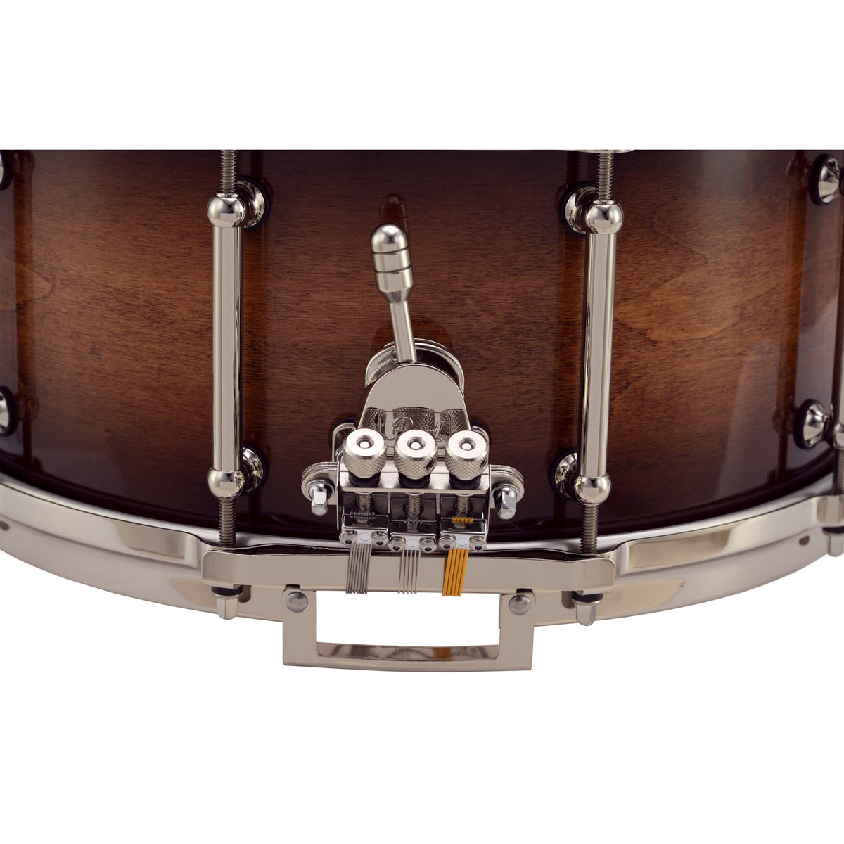 Pearl Philharmonic Maple Concert Snare Drum - 14" x 4" - Gloss Barnwood Brown - Image 2