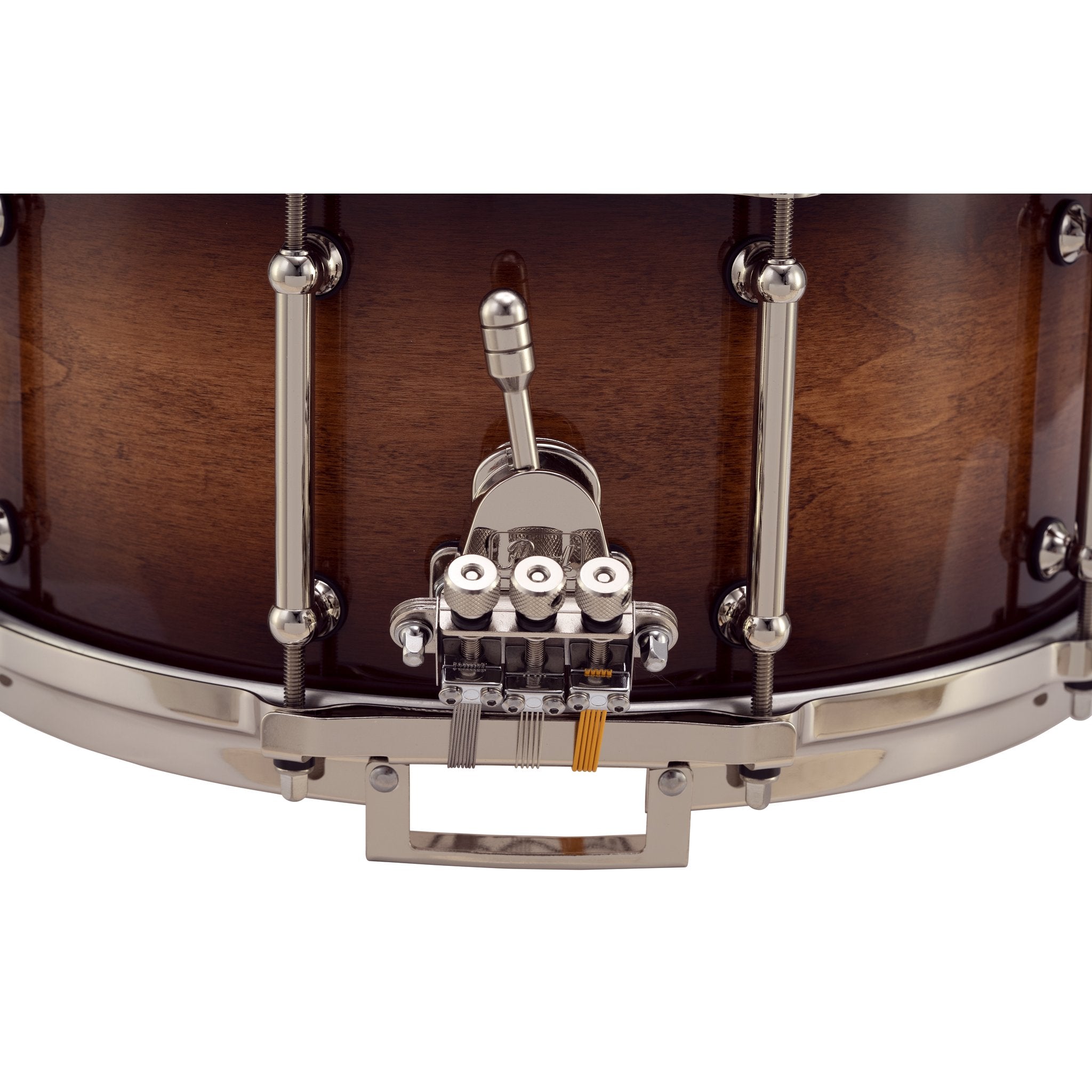 Pearl Philharmonic Maple Concert Snare Drum - 14" x 6.5" - Gloss Barnwood Brown - Image 2