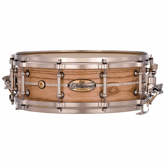 Pearl Philharmonic Concert Snare Drum - Solid Shell Ash 14x5, 45 Degree Bearing Edges, Natural (No Inlay)