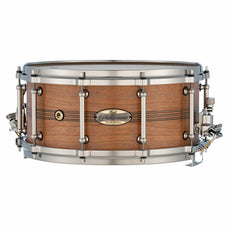 Pearl Philharmonic Concert Snare Drum - Solid Shell Cherry 14x6.5, Fully Rounded Bearing Edges, Kingwood Royal Inlay