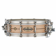 Pearl Philharmonic Concert Snare Drum - Solid Shell Maple 14x4, 45 Degree Bearing Edges, Ebony Single Inlay