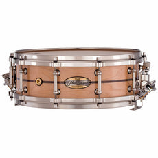 Pearl Philharmonic Concert Snare Drum - Solid Shell Maple 14x5, 45 Degree Bearing Edges, Ebony Single Inlay