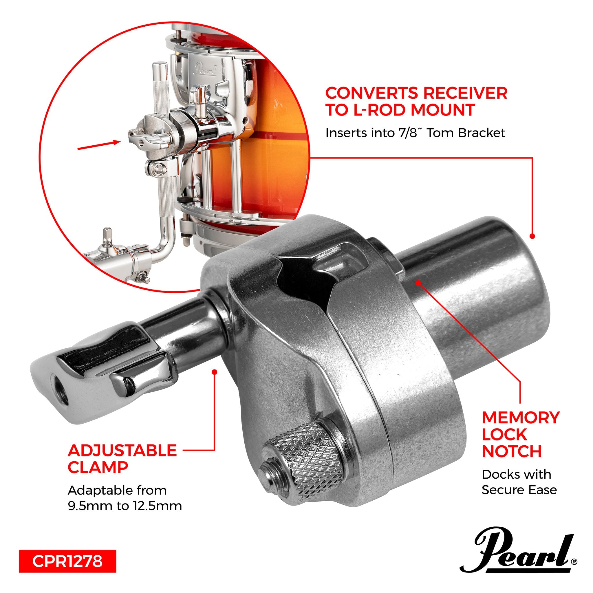 Pearl Pipe To L-Rod Conversion Adaptor - Image 9