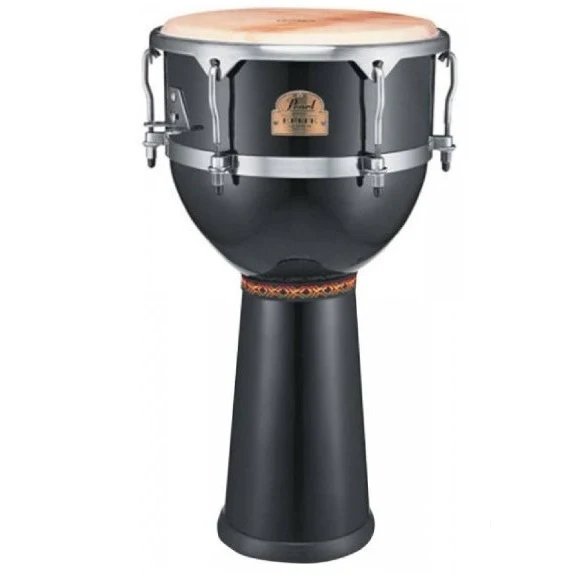 Pearl PJF310-602 Primero Fiberglass Djembe - 9 1/2 Bistre Black #602 Bistre Black