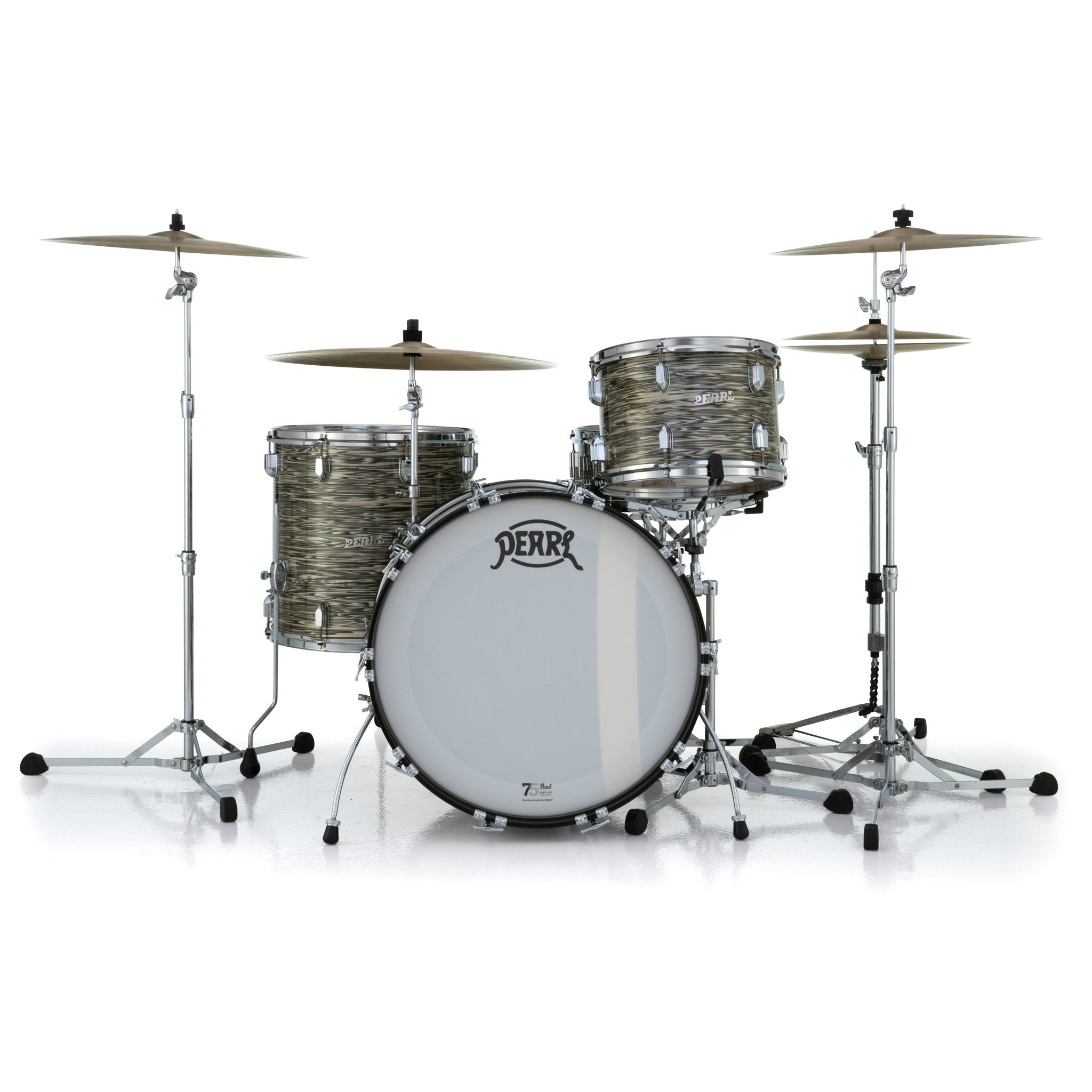 Pearl President Series Deluxe 3-piece Drum Set Shell Pack - 22" Bass Drum - Desert Ripple - Image 2