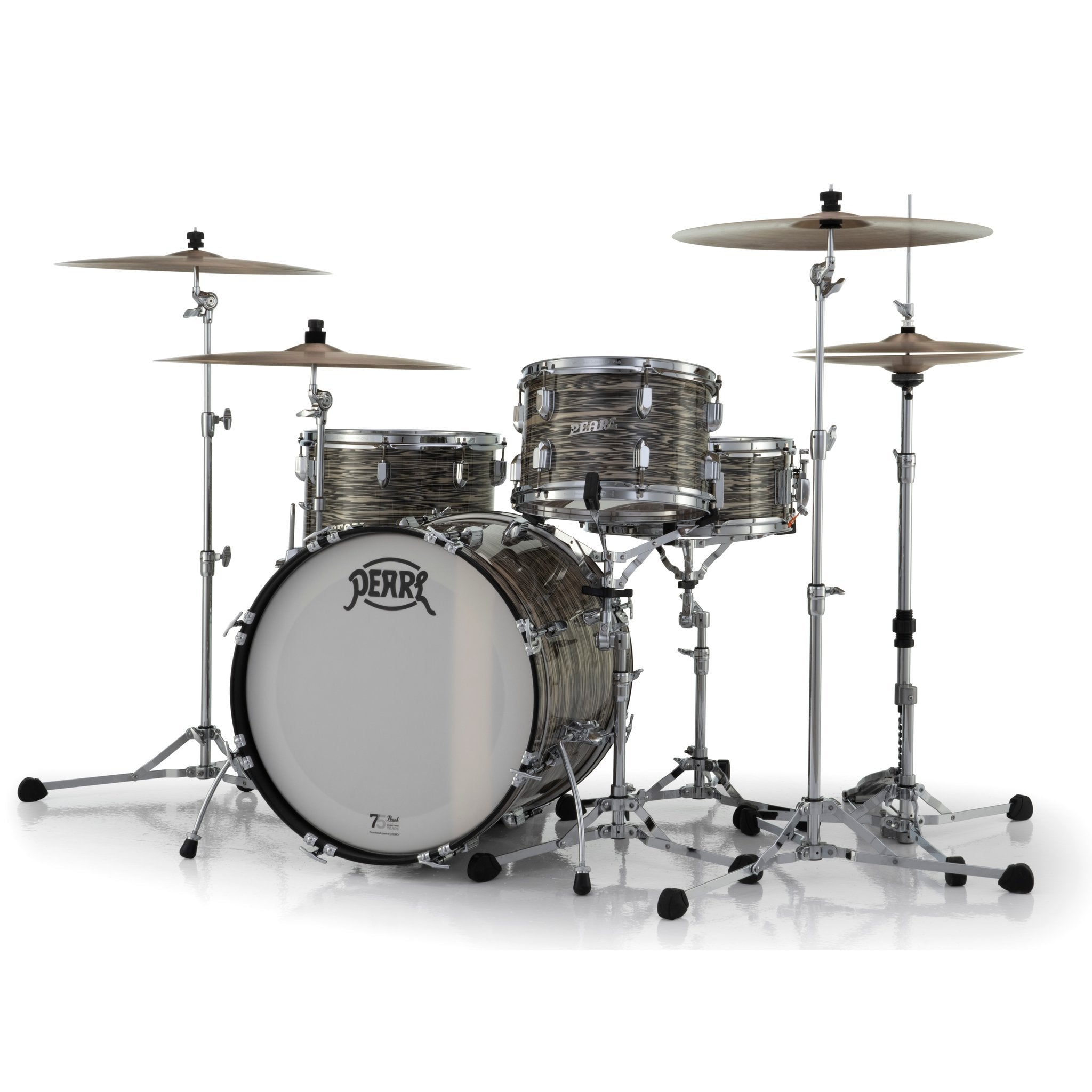 Pearl President Series Deluxe 3-Piece Shell Pack Desert Ripple Finish - 20" Bass Drum - Image 1