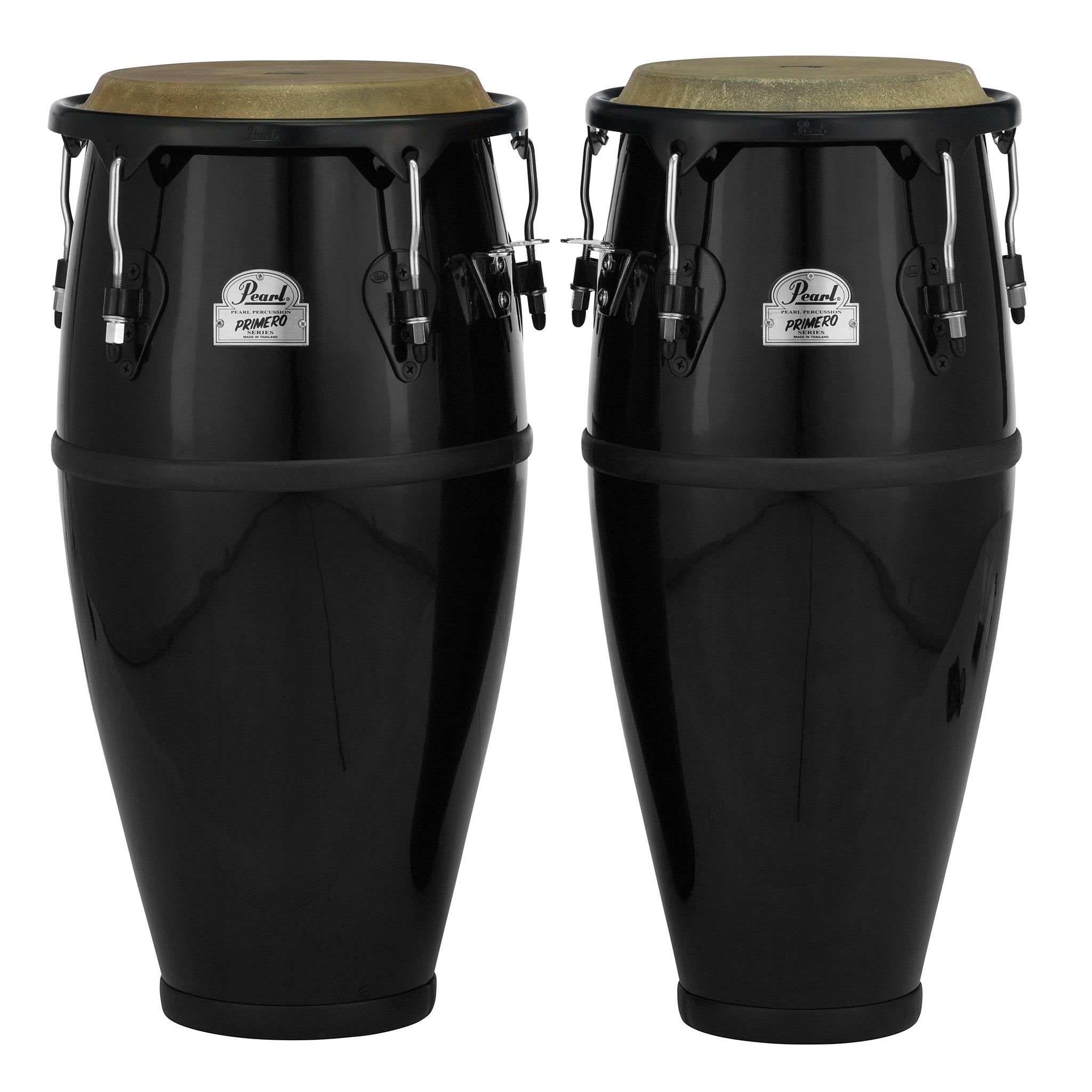 Pearl Primero Fiberglass Conga Set - #602 Bistre Black | Steve