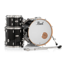 Pearl Professional 3-piece Maple Drum Set Shell Pack - 20" Bass Drum - Piano Black - Image 4