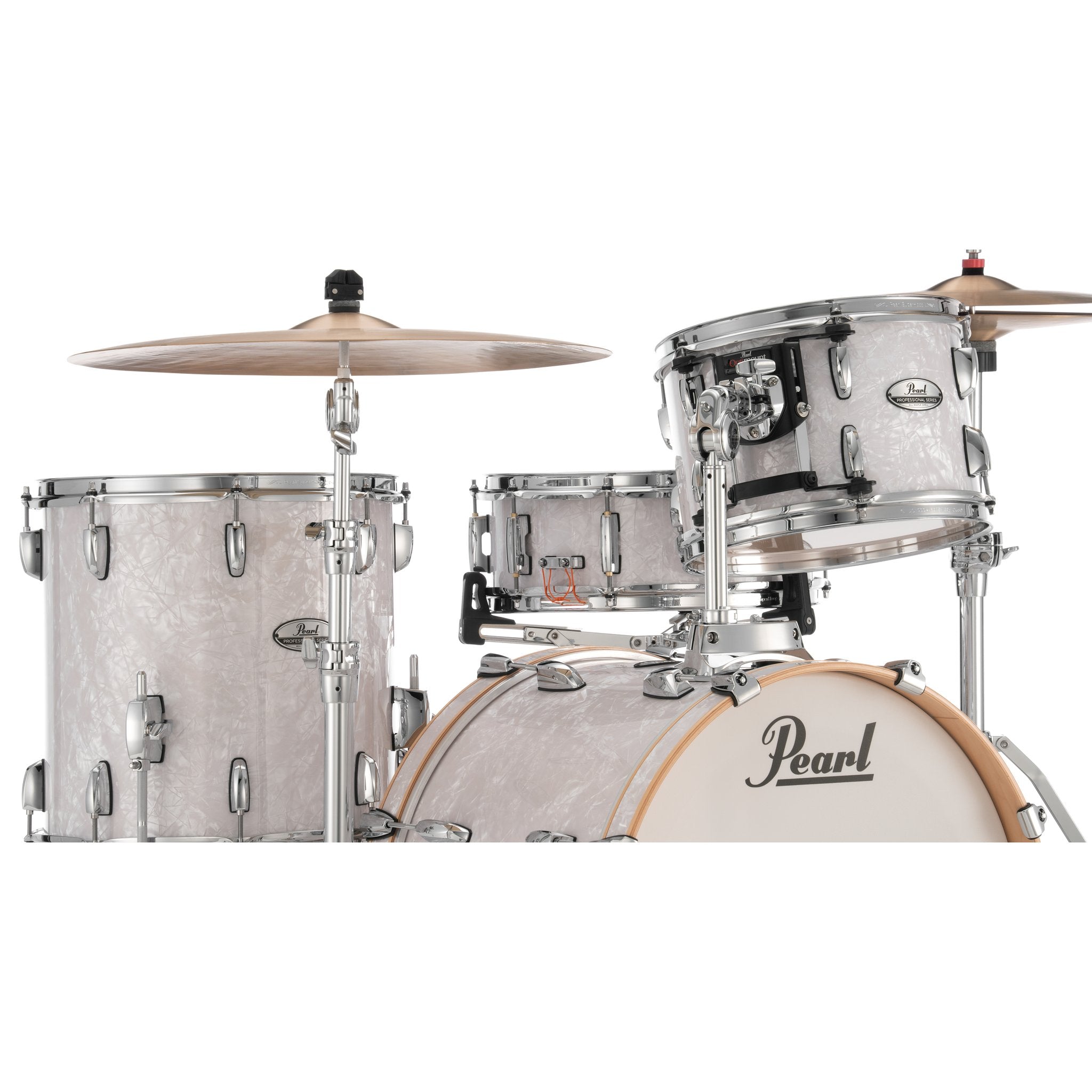 Pearl Professional 3-piece Maple Drum Set Shell Pack - 20" Bass Drum - White Marine Pearl - Image 9
