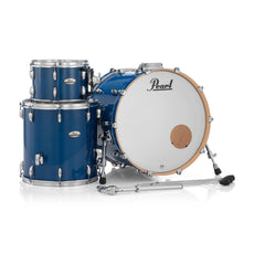 Pearl Professional 3-piece Maple Drum Set Shell Pack - 22" Bass Drum - Sheer Blue - Image 10
