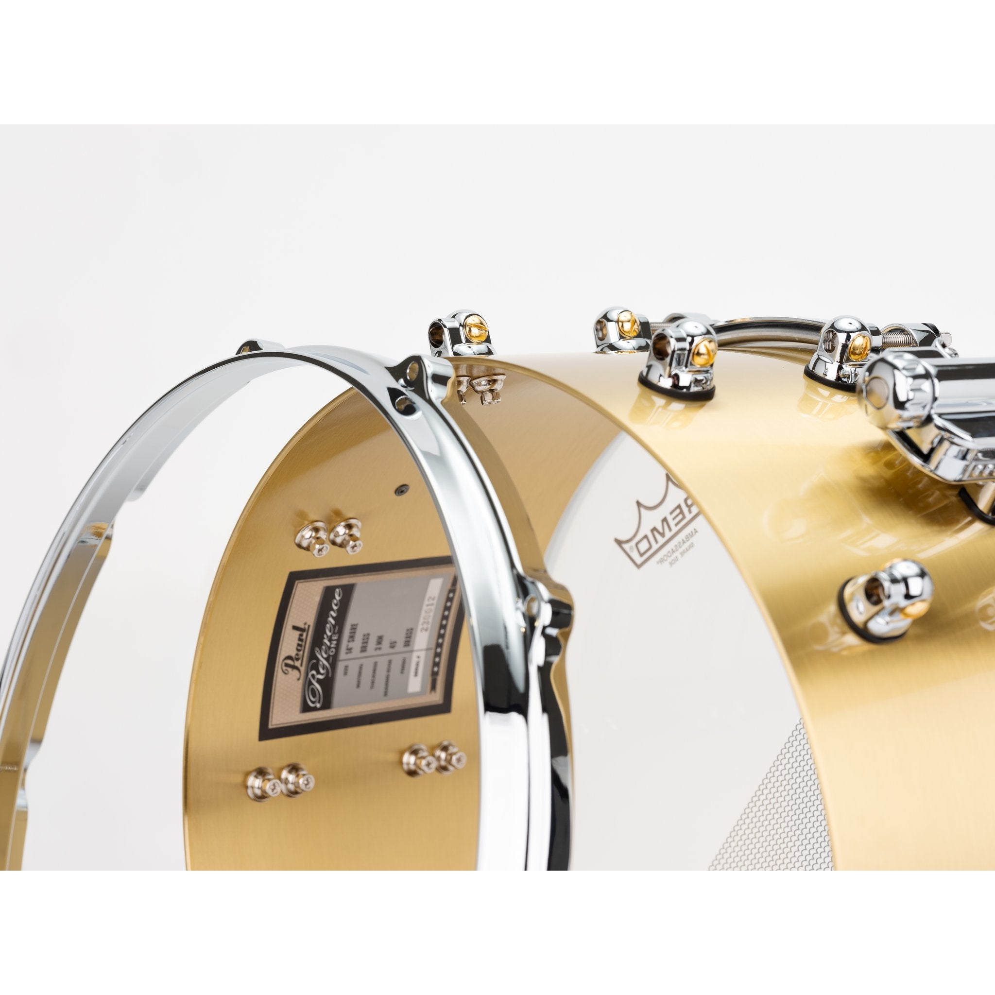 Pearl Reference One Brass Snare Drum - 14x5 - Image 10