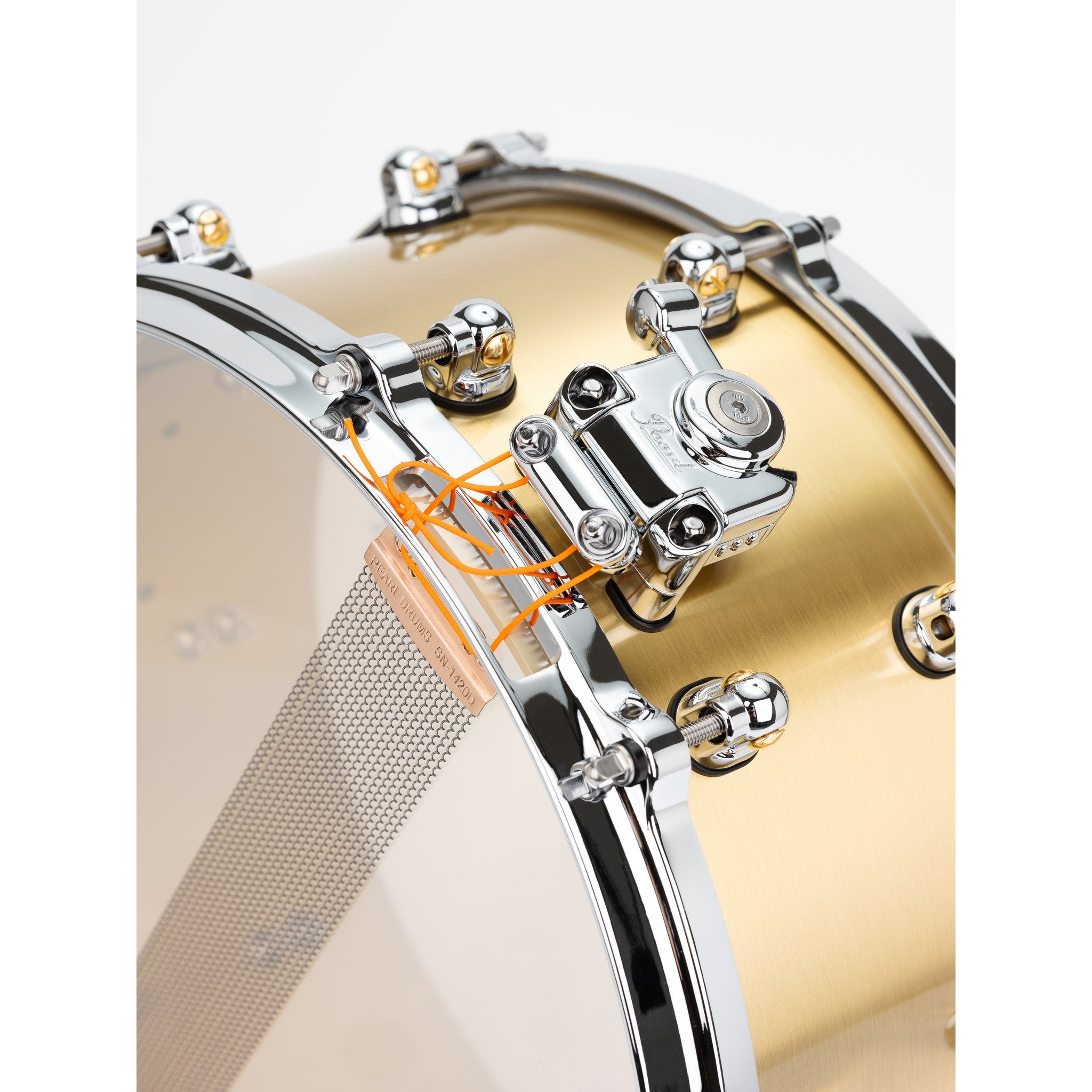 Pearl Reference One Brass Snare Drum - 14x6.5 - Image 7