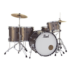 Pearl Roadshow 5-piece Rock Drum Set with Hardware and Cymbals - 22" Bass Drum - Bronze Metallic - Image 1