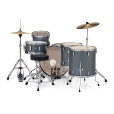 Pearl Roadshow 5pc Complete Drum Set - 1 up 2 down Charcoal Metallic 22" BD RS525WFC/C706