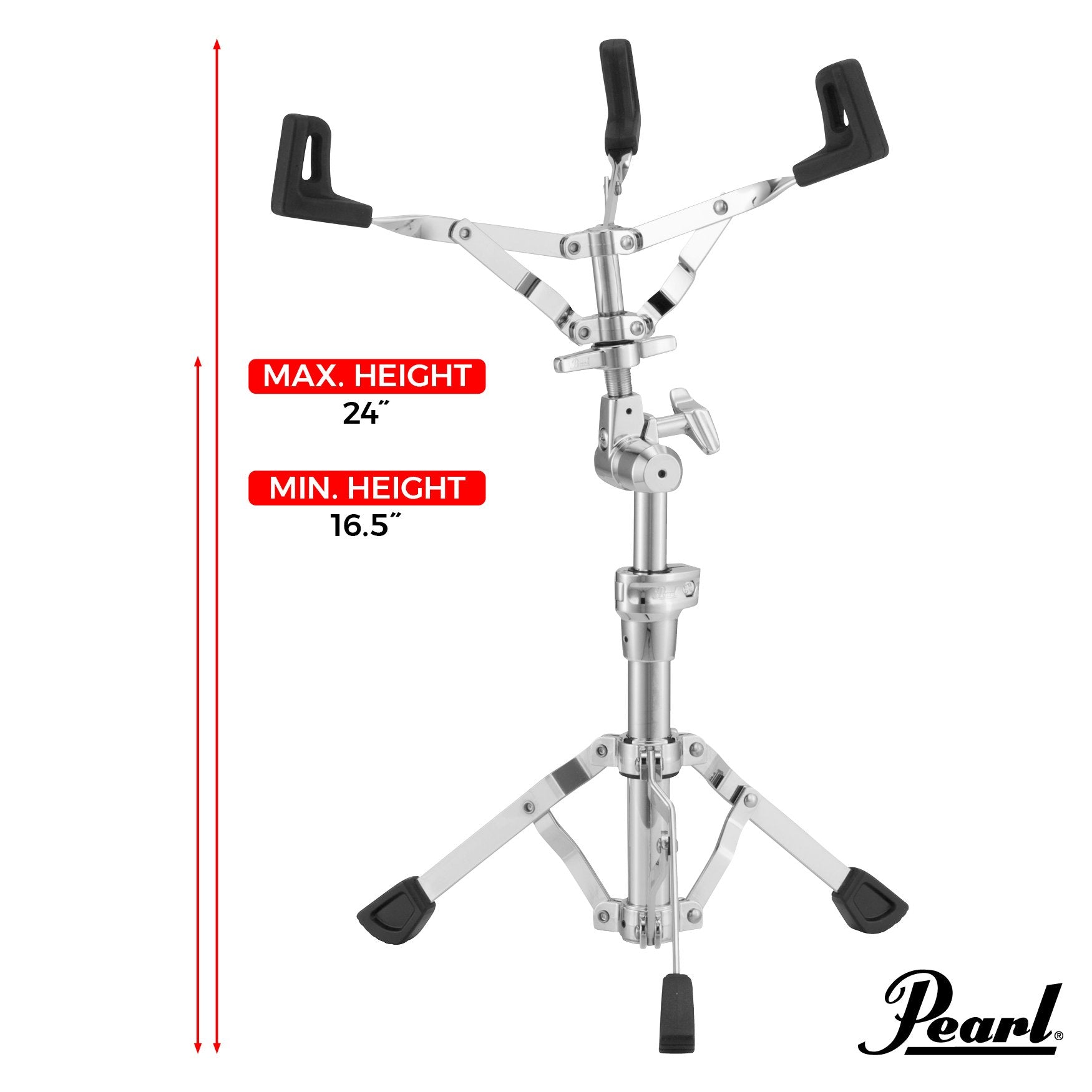 Pearl S930S Single Braced Snare Drum Stand - Image 4