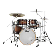 Pearl Session Studio Select 4-piece Drum Set Shell Pack - 20" Bass Drum - Gloss Barnwood Brown - Image 1