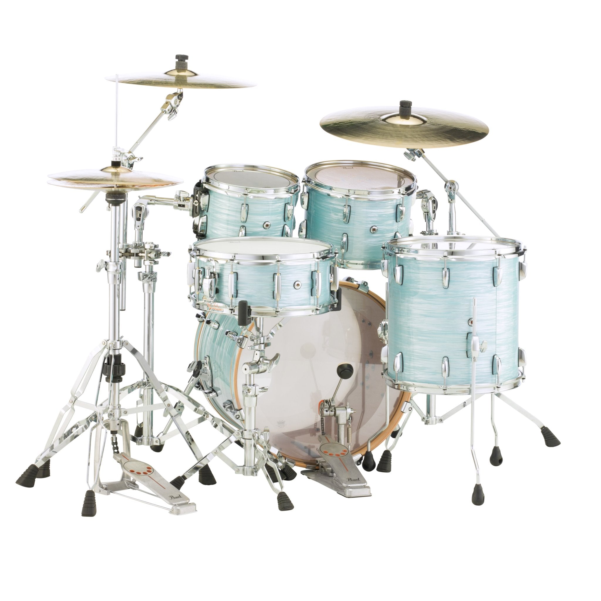 Pearl Session Studio Select 4-piece Drum Set Shell Pack - 20" Bass Drum - Ice Blue Oyster - Image 5