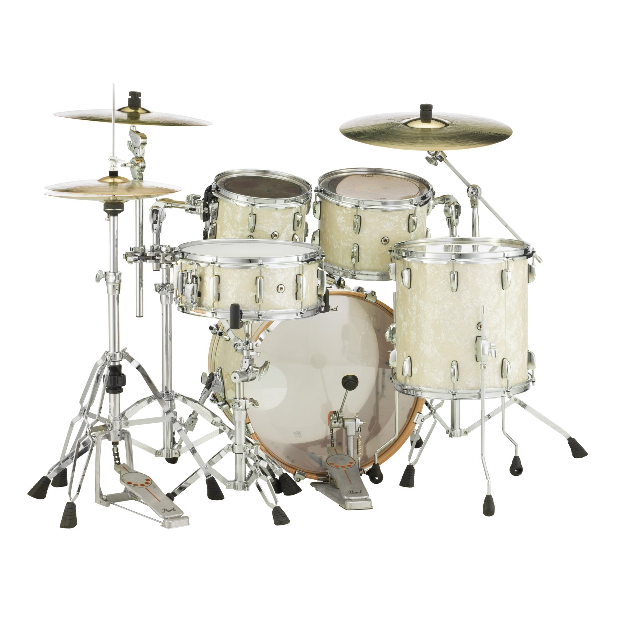 Pearl Session Studio Select 4-piece Drum Set Shell Pack - 20" Bass Drum - Nicotine White Marine Pearl - Image 5