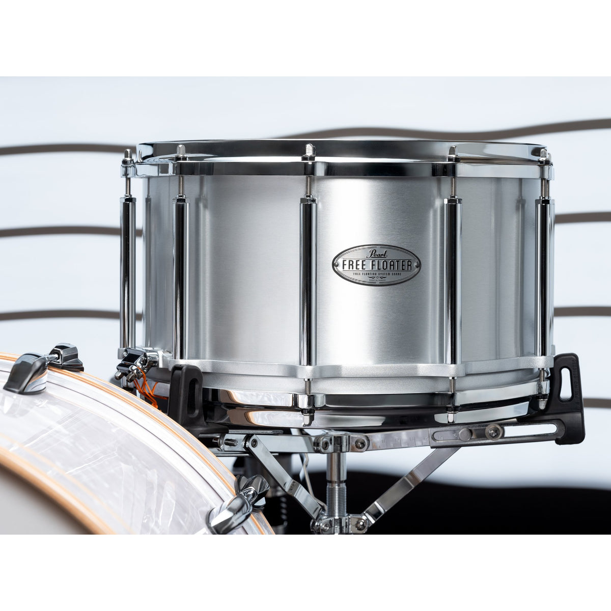 Pearl Task Specific Free Floating Seamless Aluminum Snare Drum - 14x8 - Image 2