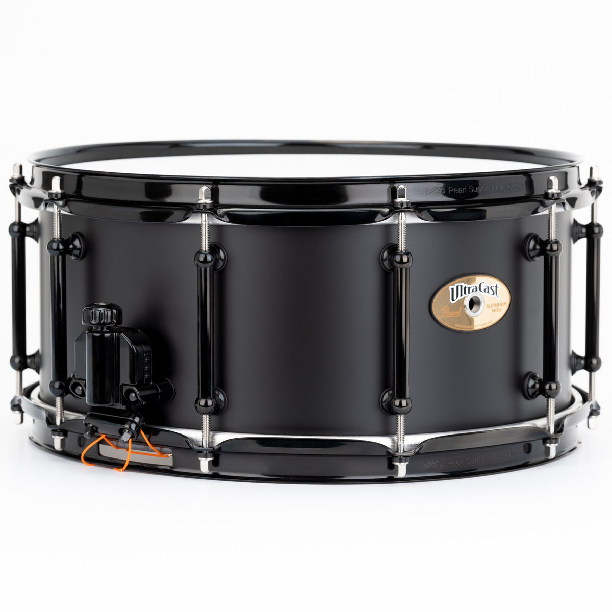 Pearl UltraCast Snare Drum 14x6.5 Badge and SR1000 GlideLock Strainer