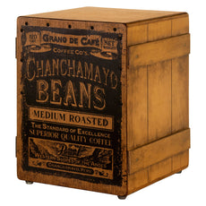 Pearl Vintage Style Crate Cajon - Coffee Graphic Finish - Image 1