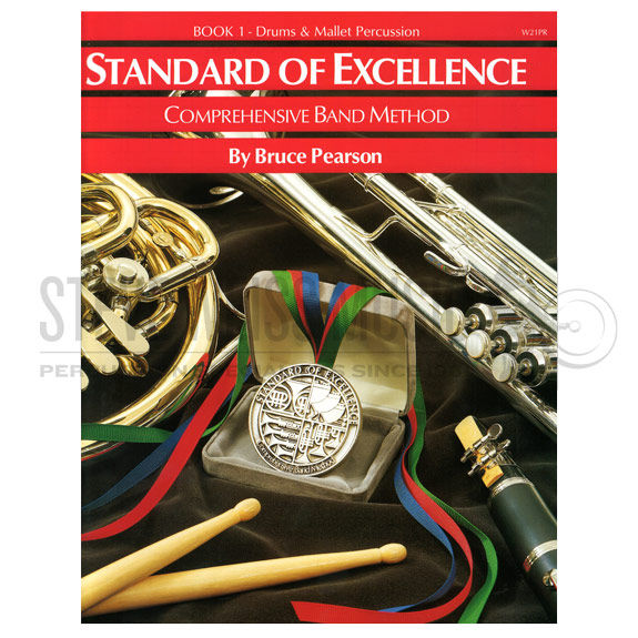 Pearson-Standard of Excellence Comprehensive Band Method: Drums/Mallet Percussion Book 1