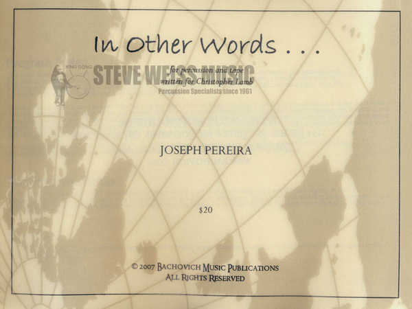 Pereira-In Other Words-P/CD