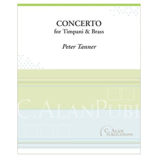 Peter Tanner Concerto for Timpani and Brass Cover Page