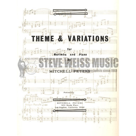 Peters-Theme and Variations-M/PN