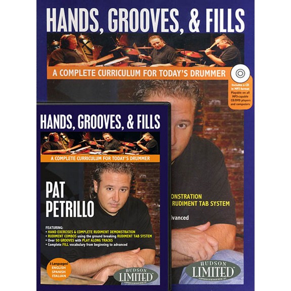 Petrillo-Hands, Grooves, & Fills (Book/CD/DVD package)
