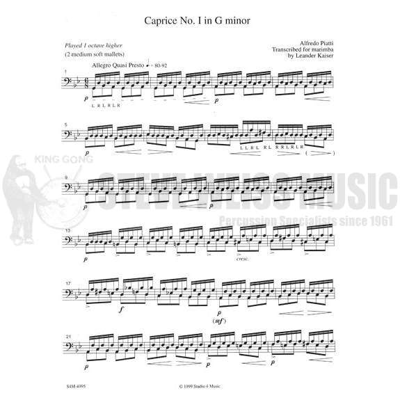 Piatti-Four Piatti Caprices arr. Kaiser-M
