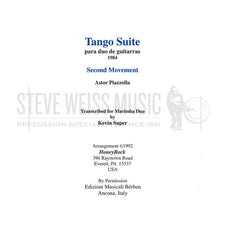 Piazzolla-Tango Suite Second Movement (SP)-2M-arr. Super