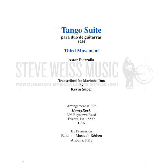 Piazzolla-Tango Suite Third Movement (SP)-2M-arr. Super