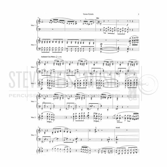 Piazzolla-Verano Porteno arr. Cheung (SP)-TWO MARIMBA VERSION