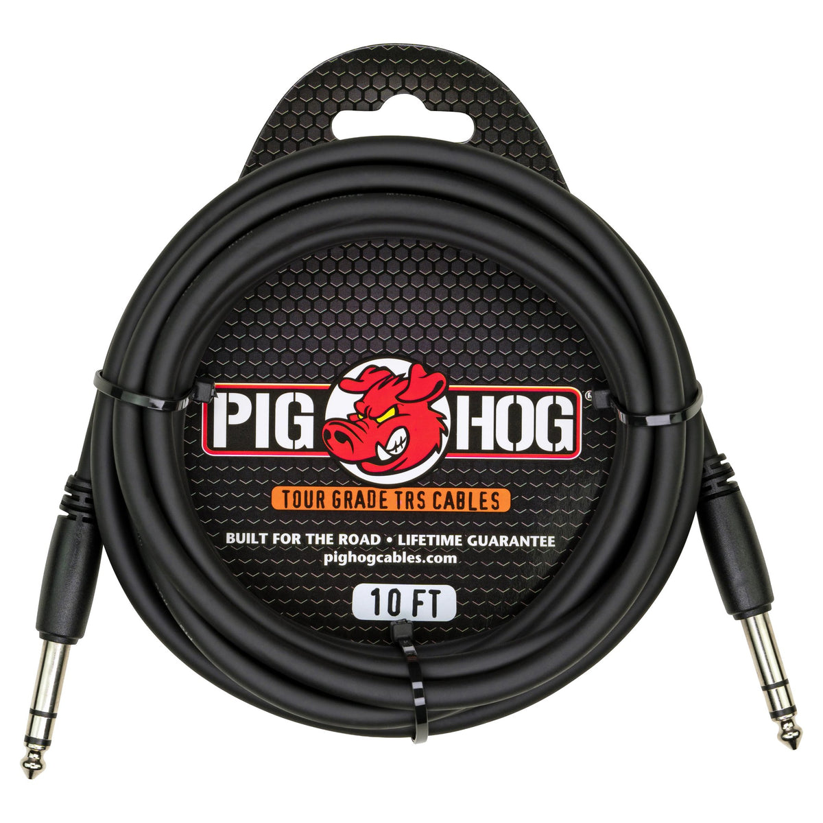 Pig Hog 10ft 1/4" TRS Cable
PTRS10