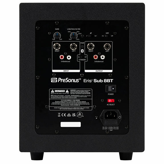 Presonus 8" Eris Subwoofer with Bluetooth