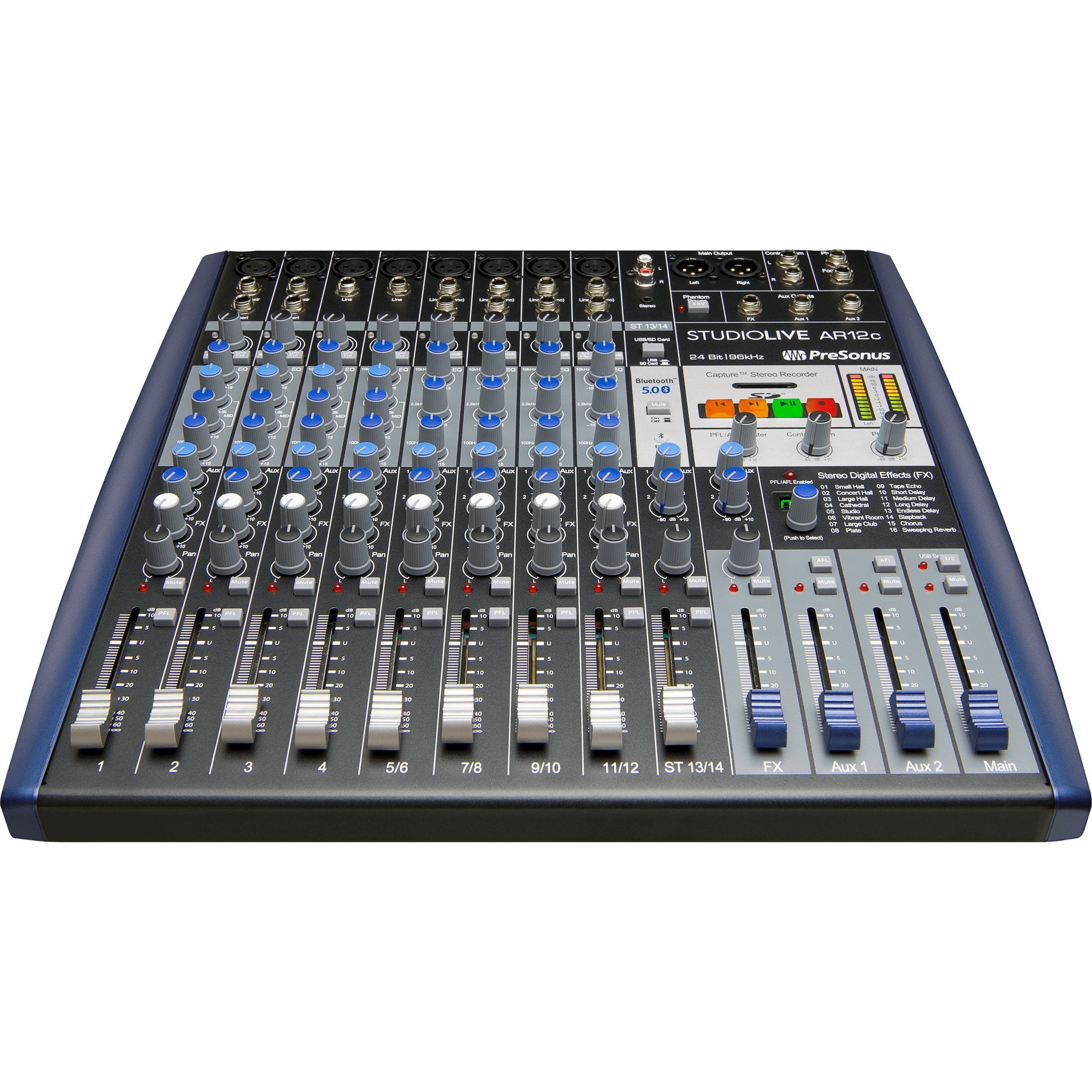 Presonus AR12c StudioLive Analog Mixer Fader Overview