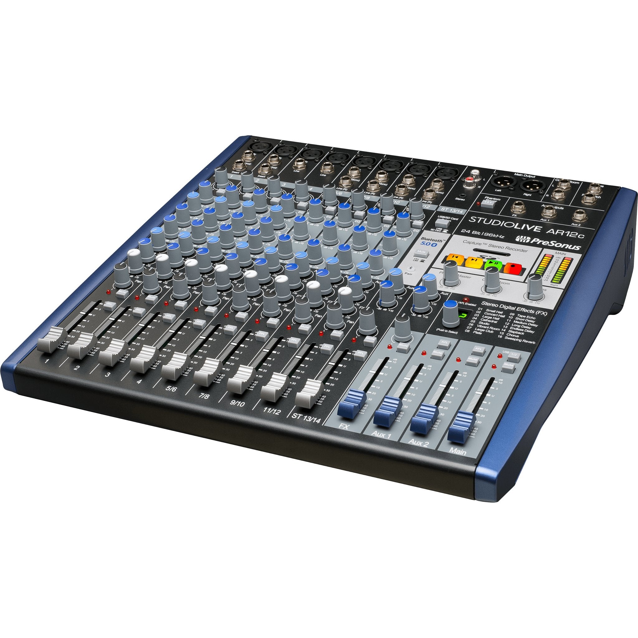 Presonus AR12c StudioLive Analog Mixer Master Bus Faders