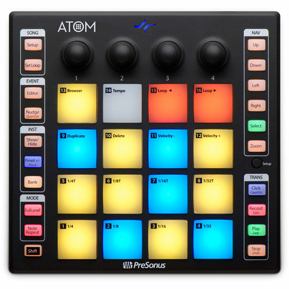 Presonus Atom - 16-Pad USB MIDI Controller