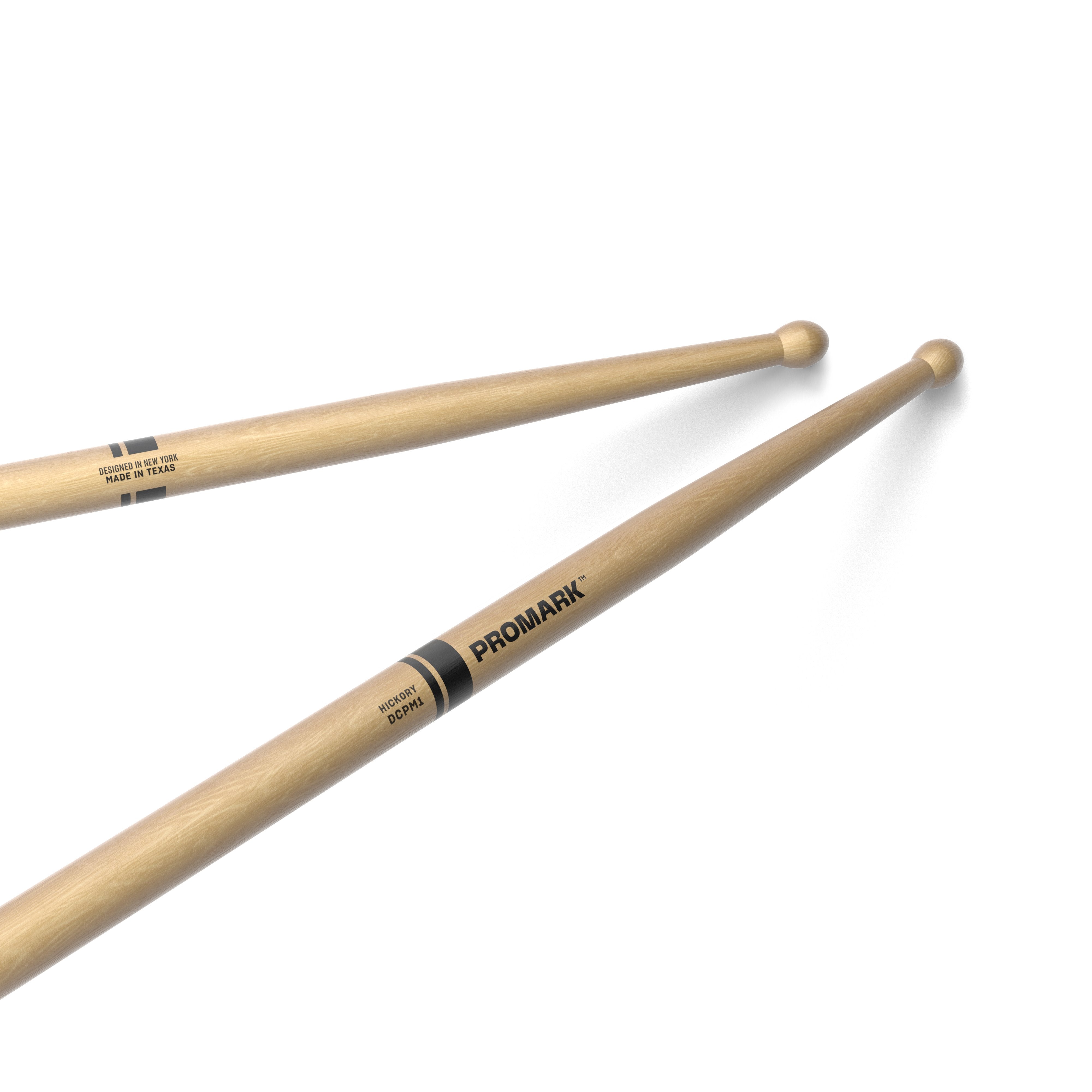 Promark DCPM1 Hickory Marching Drumsticks - Image 1